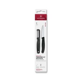 Victorinox 6.7113.21 Siyah Swiss Classic 2'li Bıçak ve Soyacak Set