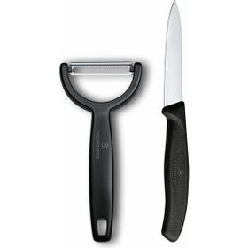 Victorinox 6.7113.22 Swiss Classic Siyah 2'li Bıçak ve Soyacak Set