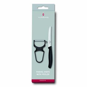 Victorinox 6.7113.23 Siyah Soyacak ve Sofra Bıçağı Seti