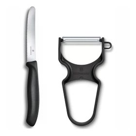 Victorinox 6.7113.23 Siyah Soyacak ve Sofra Bıçağı Seti