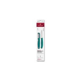 Victorinox 6.7114.21C1 Yeşil Swiss Classic 2'li Bıçak ve Soyacak Set