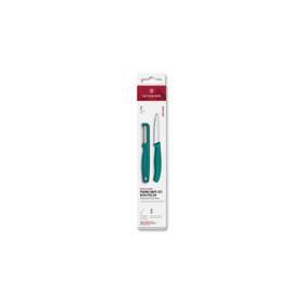 Victorinox 6.7114.21C1 Yeşil Swiss Classic 2'li Bıçak ve Soyacak Set