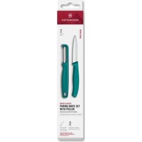 Victorinox 6.7114.21C1 Yeşil Swiss Classic 2'li Bıçak ve Soyacak Set