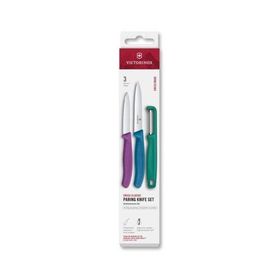 Victorinox 6.7116.33C1 Renkli Swiss Classic 3'lü Bıçak ve Soyacak Set