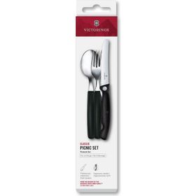 Victorinox 6.7193.3F Siyah Swiss Classic Piknik seti