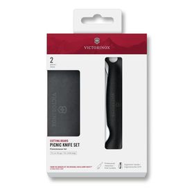 Victorinox 6.7193F Siyah Kesme Tahtası ve Katlanır Bıçak Set