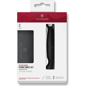 Victorinox 6.7193F Siyah Kesme Tahtası ve Katlanır Bıçak Set