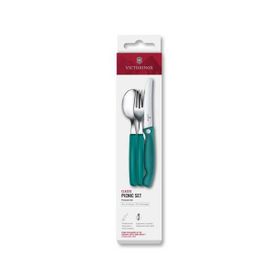 Victorinox 6.7194.3FC1 Yeşil Swiss Classic 3'lü Piknik Seti