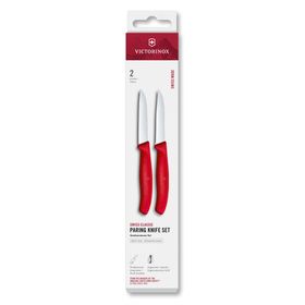 Victorinox 6.7491.2C1 Kırmızı Swiss Classic 2'li Soyma Bıçağı Set