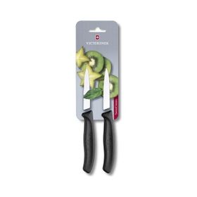 Victorinox 6.7633.B 8 cm Siyah 2'li Blisterli Tırtıklı Soyma Bıçağı