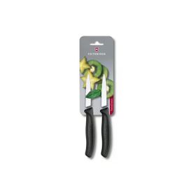 Victorinox 6.7633.B 8 cm Siyah 2'li Blisterli Tırtıklı Soyma Bıçağı