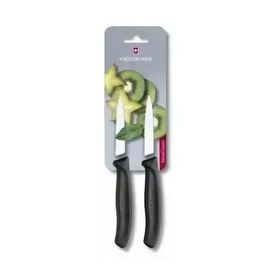 Victorinox 6.7633.B 8 cm Siyah 2'li Blisterli Tırtıklı Soyma Bıçağı
