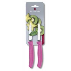 Victorinox 6.7636.L114B 8 cm Yeşil 2'li Blisterli Tırtıklı Soyma Bıçağı