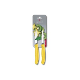 Victorinox 6.7636.L118B 8 cm Sarı 2'li Blisterli Tırtıklı Soyma Bıçağı