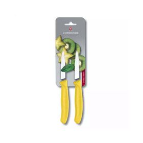 Victorinox 6.7636.L118B 8 cm Sarı 2'li Blisterli Tırtıklı Soyma Bıçağı