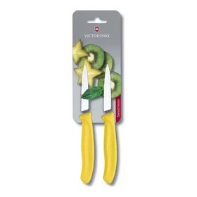Victorinox 6.7636.L118B 8 cm Sarı 2'li Blisterli Tırtıklı Soyma Bıçağı