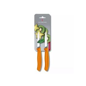 Victorinox 6.7636.L119B 8 cm Turuncu 2'li Blisterli Tırtıklı Soyma Bıçağı