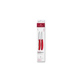 Victorinox 6.7691.2C1 Kırmızı Swiss Classic 2'li Soyma Bıçağı Set