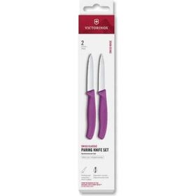 Victorinox 6.7695.2C1 Mor Swiss Classic 2'li Soyma Bıçağı Set