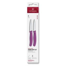Victorinox 6.7695.2C1 Mor Swiss Classic 2'li Soyma Bıçağı Set