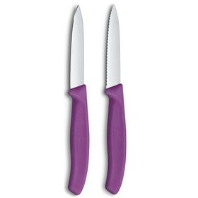 Victorinox 6.7695.2C1 Mor Swiss Classic 2'li Soyma Bıçağı Set