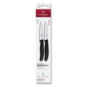 Victorinox 6.7793.2 Siyah Swiss Classic 2'li 10 cm Soyma Bıçağı Set