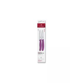 Victorinox 6.7795.2C1 Mor Swiss Classic 2'li 10 cm Soyma Bıçağı Set