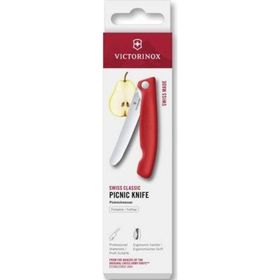 Victorinox 6.7801.FC1 Kırmızı Swiss Classic 11 cm Katlanır Piknik Bıçağı