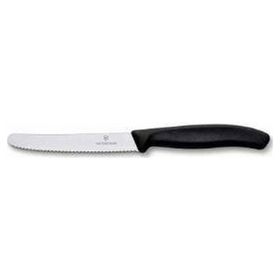 Victorinox 6.7833 Siyah Swiss Classic 11Cm Domates ve Sosis Bıçağı