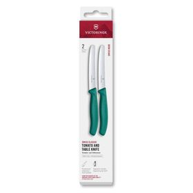 Victorinox 6.7834.2C1 Yeşil 2'li 11 cm Tırtıklı Domates Bıçağı