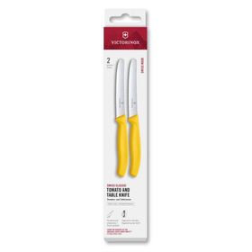 Victorinox 6.7838.2C1 Sarı 2'li 11 cm Tırtıklı Domates Bıçağı