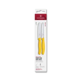Victorinox 6.7838.2C1 Sarı 2'li 11 cm Tırtıklı Domates Bıçağı
