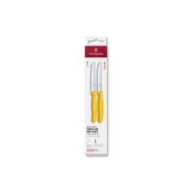 Victorinox 6.7838.2C1 Sarı 2'li 11 cm Tırtıklı Domates Bıçağı