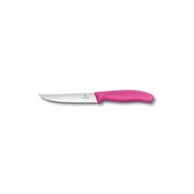 Victorinox 6.7936.12L5 12 CM Pembe Tırtıklı Biftek Bıçağı