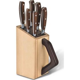 Victorinox 7.7240.6 Grand Maitre Akağaç 7 Parça Ahşap Blok Set