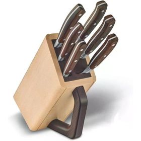 Victorinox 7.7240.6 Grand Maitre Akağaç 7 Parça Ahşap Blok Set