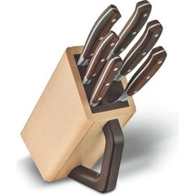 Victorinox 7.7240.6 Grand Maitre Akağaç 7 Parça Ahşap Blok Set