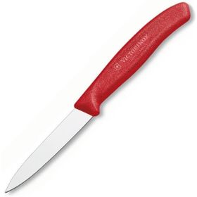 Victorinox 8 cm Sivri Ağızlı Kırmızı Soyma Bıçağı