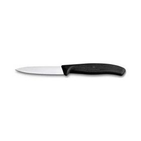 Victorinox 8 cm Sivri Ağızlı Siyah Soyma Bıçağı