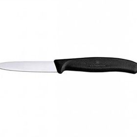 Victorinox 8 cm Sivri Ağızlı Siyah Soyma Bıçağı