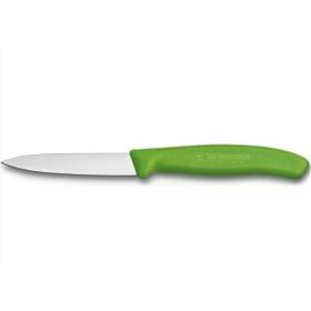 Victorinox 8 cm Sivri Ağızlı Yeşil Soyma Bıçağı