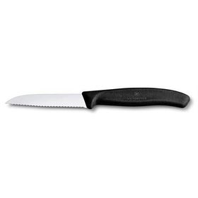 Victorinox 8 cm Testere Ağız Siyah Sc Fı Soyma Bıçağı