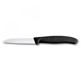 Victorinox 8 cm Testere Ağız Siyah Sc Fı Soyma Bıçağı
