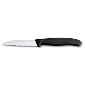 Victorinox 8 cm Testere Ağız Siyah Sc Fı Soyma Bıçağı