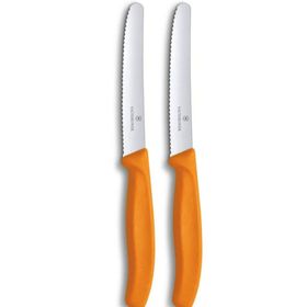 Victorinox Evrekala Turuncu Tırtıklı Bıçak Seti