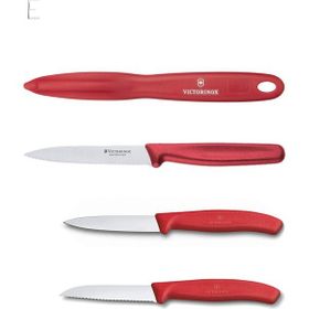 Victorinox Kırmızı Özel Soyucu ve Bıçak Seti