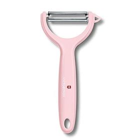Victorinox Pembe Paslanmaz Tırtıklı Bıçaklı Sebze ve Meyve Soyucu
