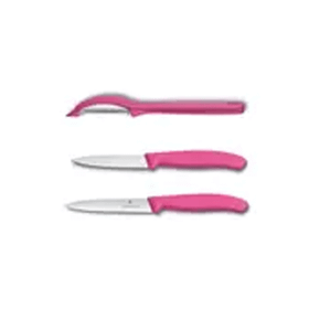 Victorinox Pembe Soyacak ve Soyma Bıçak Seti