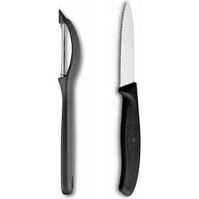 Victorinox Siyah 2'li Soyacak Seti