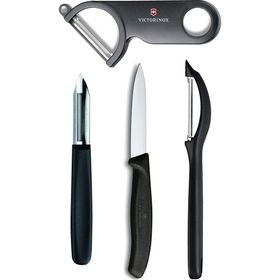Victorinox Siyah Bıçak ve Soyucu Seti Evrekala Edition
